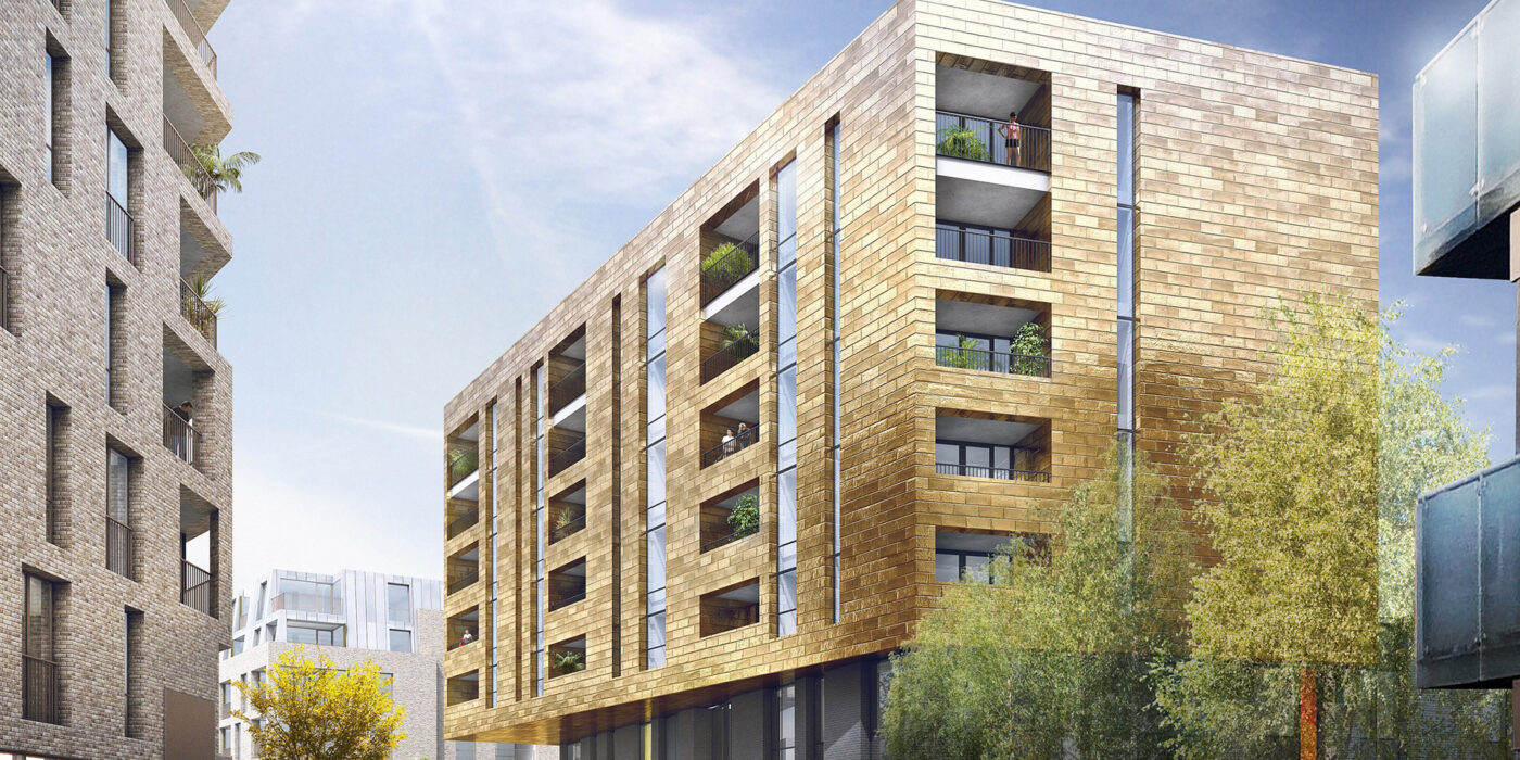 an apartment complex