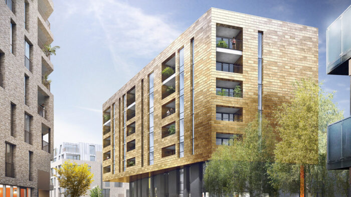 an apartment complex